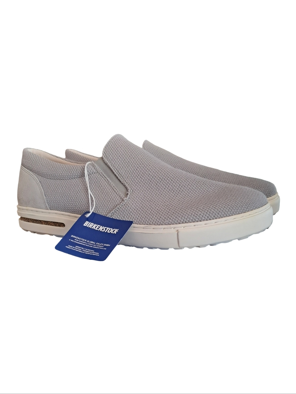 Birkenstock Men's Oswego Canvas Suede Sneaker Shoes Size 13 Regular Fit Gray New